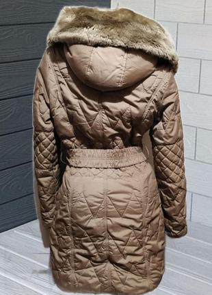 Куртка, пальто с мехом зимнее размер 44-486 фото