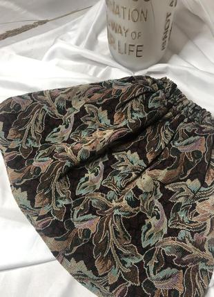 Твидовая юбка, спідниця міні, пишна спідниця