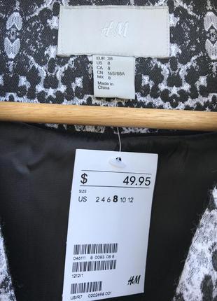 Піджак, жакет h&m 38eur/156-165/88-925 фото