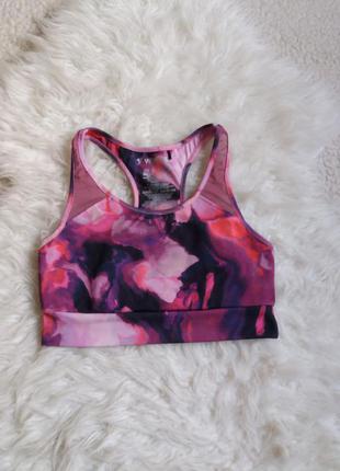 Спортивний топ зі вставками із сітки