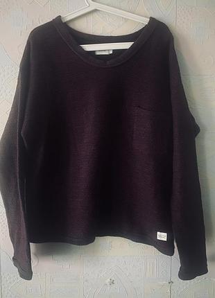 Трикотажний бавовна реглан оверсайз