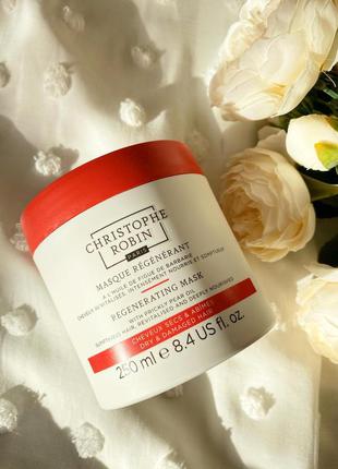 Відновлююча маска для волосся christophe robin regenerating mask