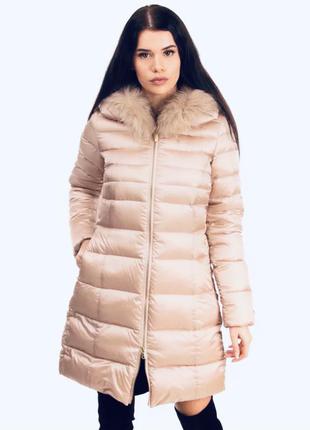 Geospirit бежевий пуховик herno add