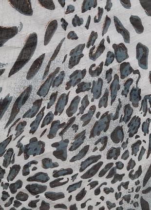 Леопардовый платок с блестками2 фото