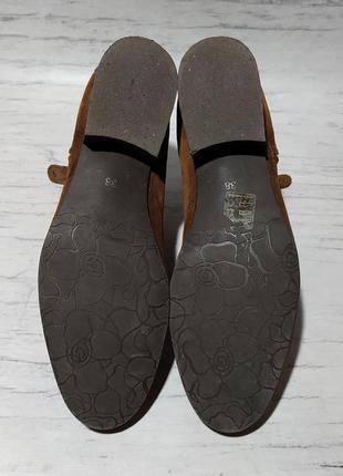 Португалия kinza original кожаные замшевые ботинки сапоги сапожки полусапожки9 фото
