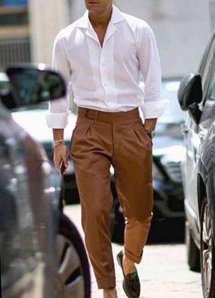 Шерстяные брюки премиум класса