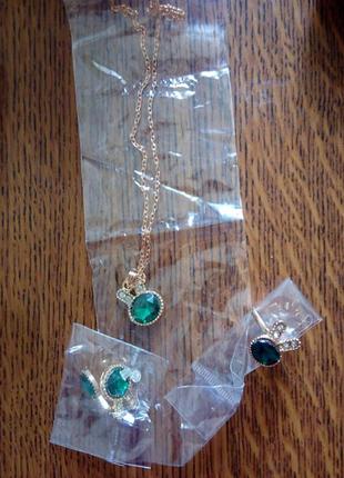 Комплект біжутерії зайчики