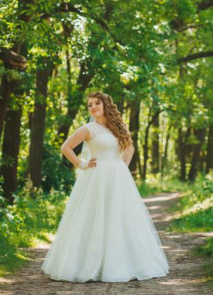 Свадебное платье 44-46 размера1 фото
