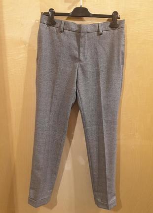 Брюки классические в клетку next, h&m, zara, mango, massimo dutti