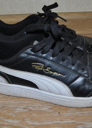 Черные низкие кроссовки puma - ralph sampson нюанс3 фото