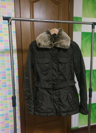 Парка куртка woolrich thermolite (оригинал) размер-s,можно маленькая m