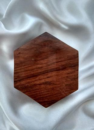 Винтажная деревяная шкатулочка для украшений индия5 фото