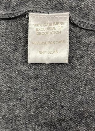 100% кашемировый свитер с отделкой из кружева8 фото
