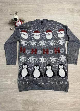 Туніка в новорічний принт з9 фото