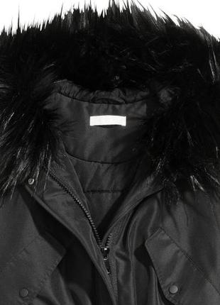 Утеплённая куртка парка оверсайз oversaize h&m2 фото