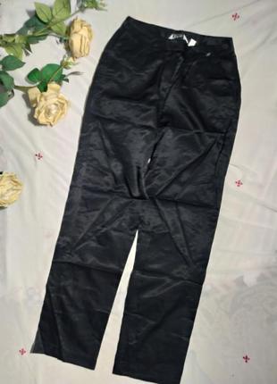 Повсякденні штани з тонкого і м'якого атласу, класичні