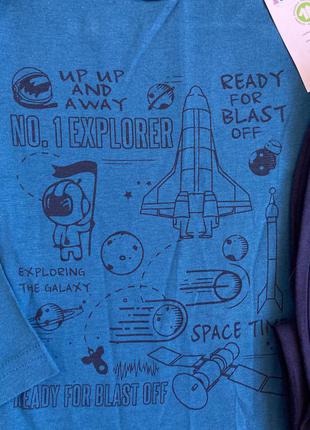 Пижама ракета космос пижама на мальчика lupilu2 фото