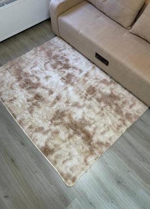 Хутряний килимок травичка 150х200 см1 фото