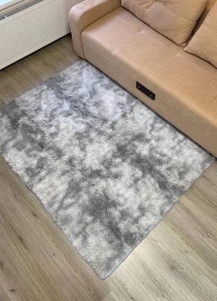 Хутряний килимок травичка з довгим ворсом 150х200