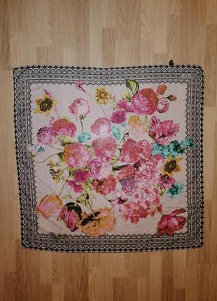 Хустка великий шовк 100%, легкий 94 х 96