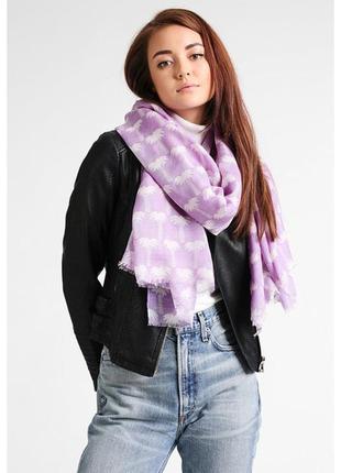 Шарф шерсть шёлк becksöndergaard palla lavender scarf
