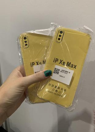 Чохол на айфон iphone xs max прозорий силікон