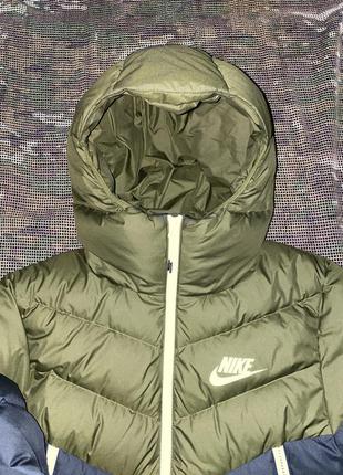 Пуховик nike windrunner down fill khaki, оригинал, размер s3 фото