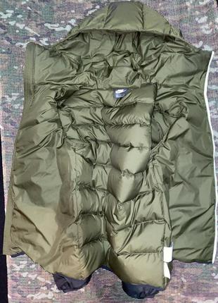 Пуховик nike windrunner down fill khaki, оригінал, розмір s4 фото