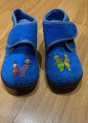 Дитячі тапочки teletubbies 22 розмір, довжина устілки 13,5 см