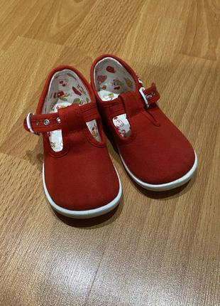 Дитячі тапочки ladi для дівчинки 22 розмір, довжина устілки 13 см