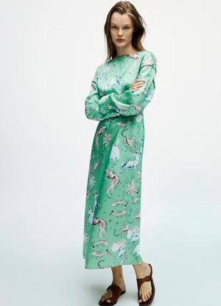 Платье с принтом limited edition zara
