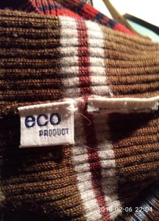Eco product. красивый, модный и актуальный  джемпер пуловер свитер.3 фото
