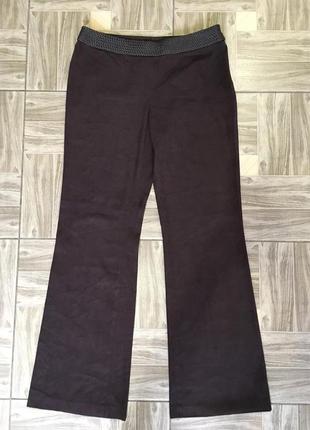 Замшеві штани з плетеним поясом!!