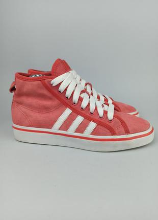 Кроссовки кожаные adidas nizza размер 38,5 (25 см.)