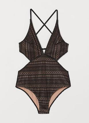 Слитный купальник монокини от h&m