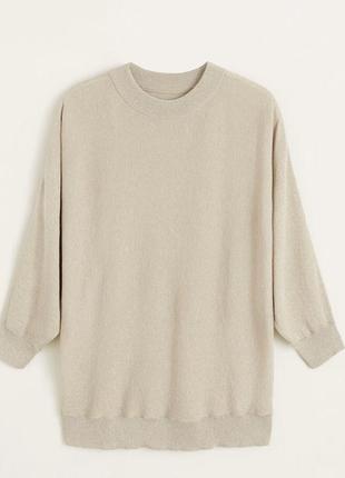 Блуза с металлизированной нитью люрекс mango4 фото
