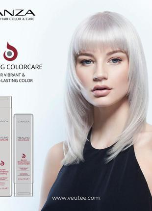 Набір для захисту кольору волосся l anza healing colorcare trio box4 фото