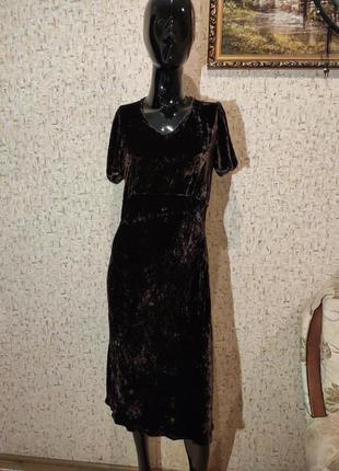 Бархатное платье 3