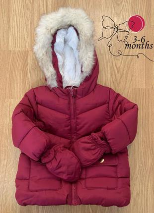 Зимова куртка primark на 3-6 міс.1 фото