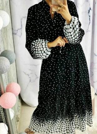 Шикарное шифоновое платье, италия,расспродажа размеров.