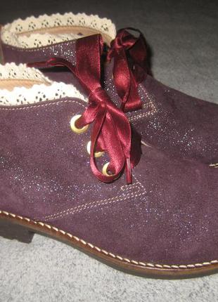 Кожаные демисезонные ботинки agm оригинал - 36 размер