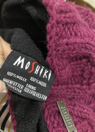 Moshiki 🌺👌❄️шерстяная шапочка для девочки4 фото