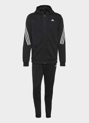 Спортивный мужской костюм adidas support sportswear cotton fleece h420218 фото