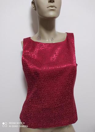 Нарядная блуза с баской без рукавов от new look размер 14/483 фото