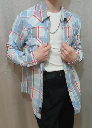 Сорочка в клітку jun ker (m)