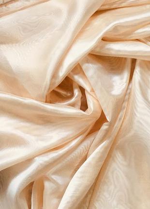 Тюль полуорганза светло-персикового цвета