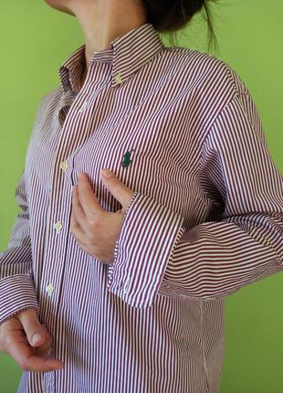 Рубашка в полоску от polo ralph lauren