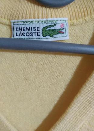 Джемпер кофта светр lacoste 60 % шерсть5 фото