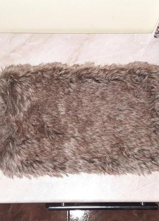 Искусственная муфта для рук  штучна муфта коричнева