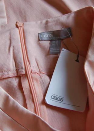 Новий!ошатний костюм в кольорі пудра/подовжений блейзер/спідниця– міні asos7 фото